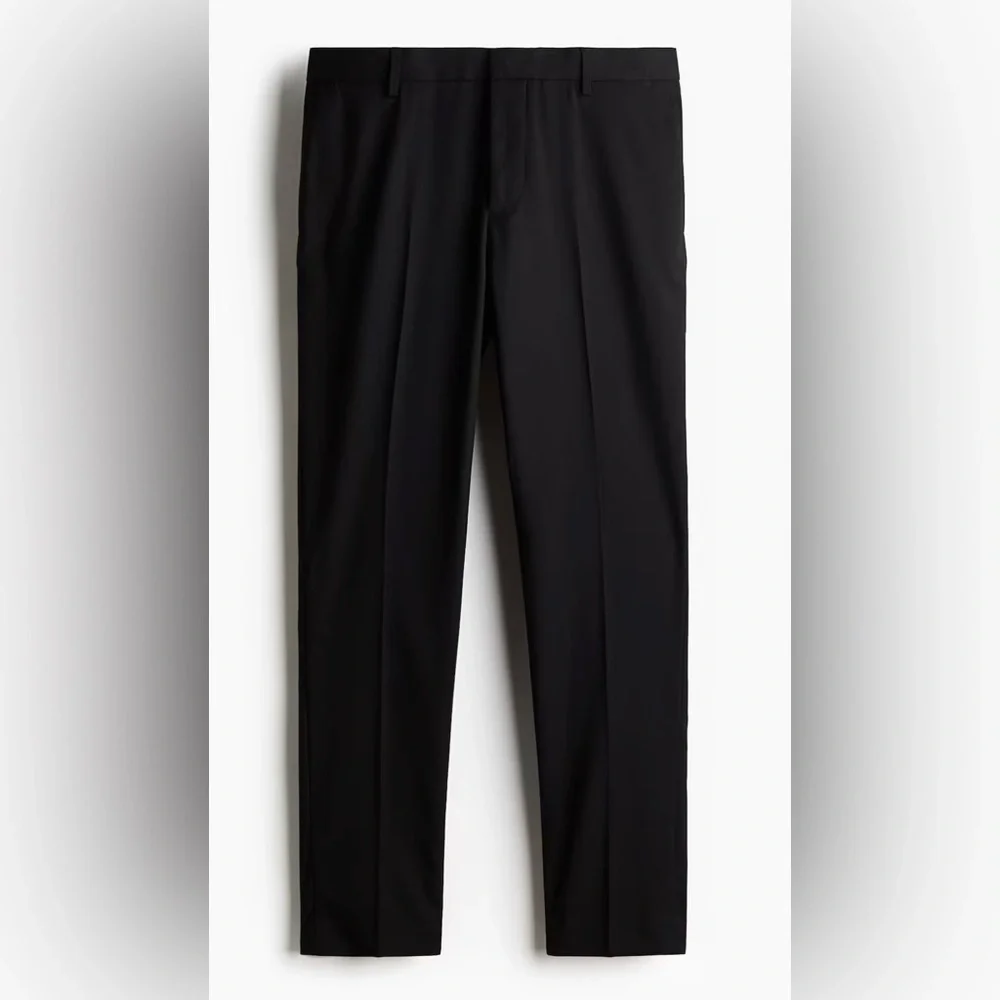 H & M Skinny Fit Black Dress Pants